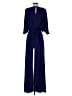 MSK Solid Blue Jumpsuit Size S - photo 2