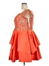 JJ's House 100% Polyester Orange Cocktail Dress Size XL - photo 5