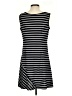 MSK Stripes Black Casual Dress Size P (petite) - photo 2
