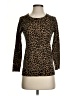 J.Crew 100% Wool Animal Print Brown Wool Pullover Sweater Size S - photo 1