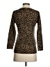 J.Crew 100% Wool Animal Print Brown Wool Pullover Sweater Size S - photo 2