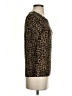J.Crew 100% Wool Animal Print Brown Wool Pullover Sweater Size S - photo 4