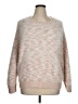 Falls Creek 100% Polyester Tweed Pink Pullover Sweater Size 1X - photo 1