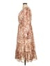 Aqua Print Tan Casual Dress Size XL - photo 5