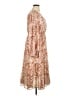 Aqua Print Tan Casual Dress Size XL - photo 4