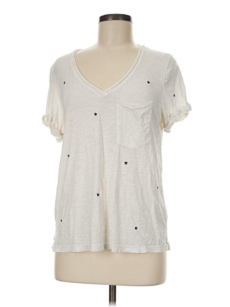 Pre-owned T.la Short Sleeve T-shirt In Ivory