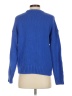 Gap 100% Cotton Solid Blue Pullover Sweater Size XS - photo 2