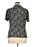1.State 100% Polyester Animal Print Black Short Sleeve Blouse Size XL - photo 2