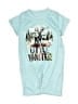 Unbranded 100% Polyester Graphic Teal Short Sleeve Onesie Size 6-9 mo - photo 1