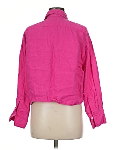 Zara 3/4 Sleeve Button-Down Shirt (view 2)
