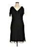Patra 100% Polyester Solid Black Cocktail Dress Size 14 - photo 1