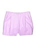 Marie Oliver 100% Polyester Solid Purple Shorts Size S - photo 1