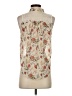 Love Floral Pink Ivory Sleeveless Blouse Size S - photo 2