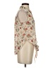 Love Floral Pink Ivory Sleeveless Blouse Size S - photo 4