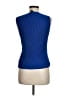 St. John Blue Sleeveless Top Size S - photo 2