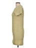Elodie Solid Tan Casual Dress Size L - photo 5