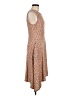 Unbranded Floral Tan Casual Dress Size M - photo 4