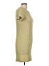 Elodie Solid Tan Casual Dress Size L - photo 4
