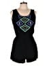 Blue Rain Argyle Black Romper Size L - photo 1