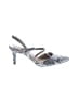 Abella Print Silver Heels Size 9 - photo 1
