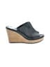 Timberland 100% Leather Black Wedges Size 7 - photo 1