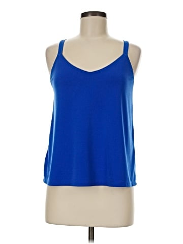 Kaari Blue Sleeveless Top (view 1)