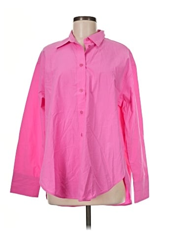 Zara Long Sleeve Button-Down Shirt (view 1)