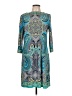 Studio One Paisley Teal Casual Dress Size 12 - photo 1