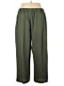 Shein Curve 100% Polyester Solid Green Casual Pants Size XXXXL - photo 2