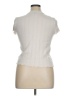 Splendid 100% Cotton Ivory Short Sleeve Turtleneck Size XL - photo 2
