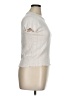 Splendid 100% Cotton Ivory Short Sleeve Turtleneck Size XL - photo 4