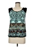 BILA 100% Rayon Teal Sleeveless Blouse Size M - photo 1