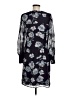 CAbi 100% Polyester Print Blue Casual Dress Size M - photo 2