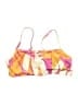 Kona Sol Print Yellow Swimsuit Top Size L - photo 1