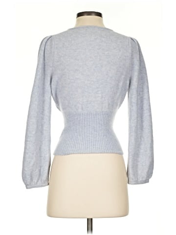 Madewell Wrap V-Neck Sweater in Coziest Yarn (view 2)