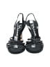 Nina Black Sandals Size 7 1/2 - photo 2