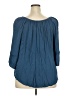 I.N. Studio 100% Rayon Blue 3/4 Sleeve Blouse Size 2X - photo 2