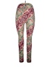 Lularoe Paisley Burgundy Leggings Size 1X (Tall & Curvy) - photo 1