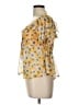 Assorted Brands Yellow Short Sleeve Blouse Size L - photo 5