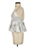 Keepsake Silver Sleeveless Blouse Size S - photo 5