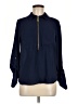 Free People Blue 3/4 Sleeve Blouse Size M - photo 1