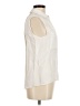 Maje Ivory Sleeveless Button-Down Shirt Size Med (2) - photo 4