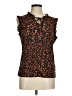 Tommy Hilfiger Brown Sleeveless Blouse Size M - photo 1