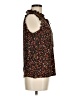 Tommy Hilfiger Brown Sleeveless Blouse Size M - photo 4