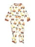 Gerber 100% Cotton Print White Long Sleeve Outfit Size 6-9 mo - photo 1