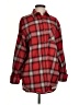 La Miel Plaid Red Long Sleeve Blouse Size S - photo 1