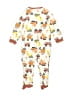 Gerber 100% Cotton Print White Long Sleeve Outfit Size 6-9 mo - photo 2
