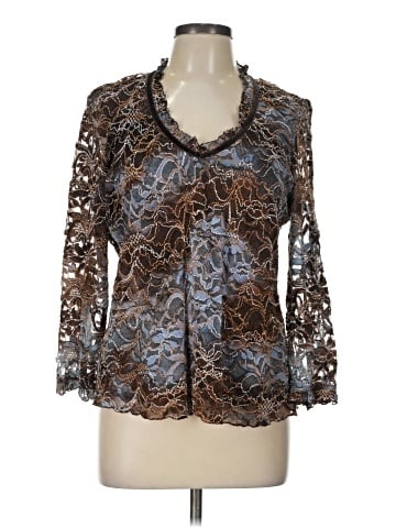 Tribal 3/4 Sleeve Blouse (view 1)
