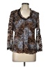 Tribal Brown 3/4 Sleeve Blouse Size L - photo 1