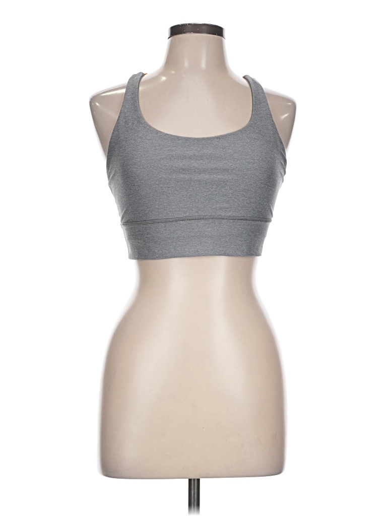 Pre-owned Lululemon Athletica Sports Bra In Gray